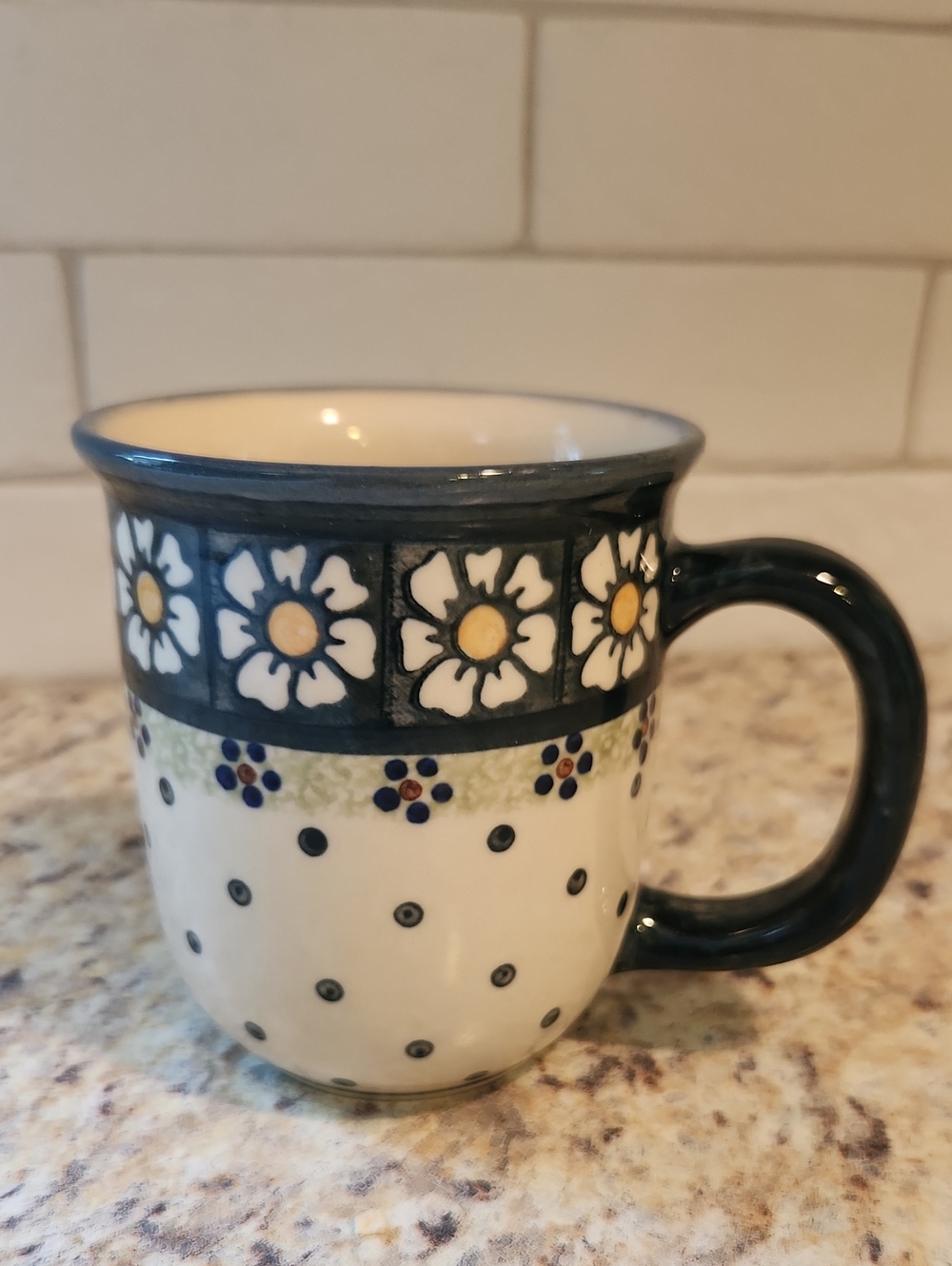 Boleslawiec Wiza Handmade Polish Pottery Mug